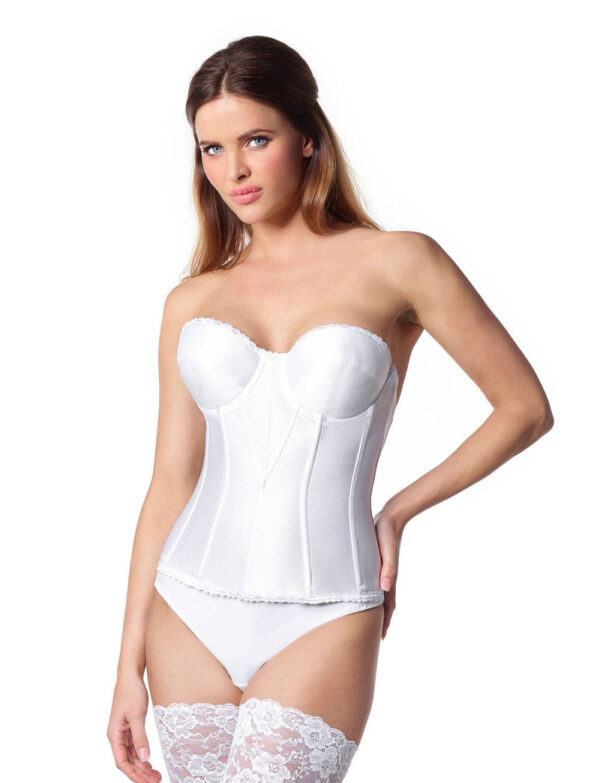 Full Figure Torsolette | Satin 424
